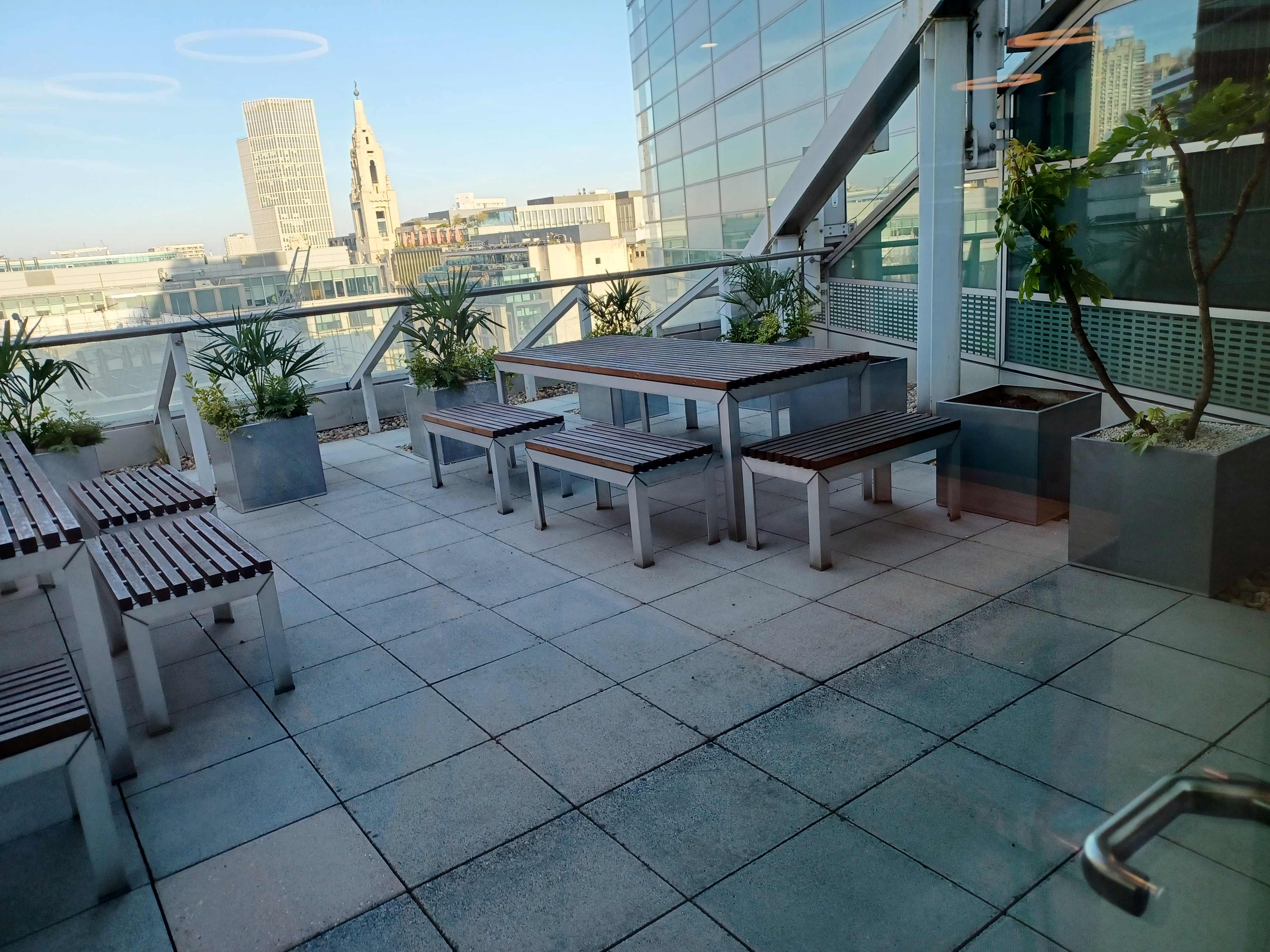 pinsent mason potted plants outdoor area